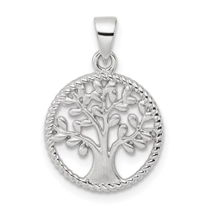 Sterling Silver RH Tree Pendant