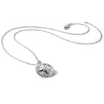 Sterling Silver Rhodium-plated Polished Rainbow Multi-Gemstone Starfish Pendant - Image 5