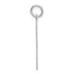 Sterling Silver/Rhodium-plated Polished Number 2 Charm - Image 2