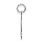 Sterling Silver/Rhodium-plated Polished Number 54 Charm - Image 2