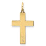 14k Polished Cross Pendant - Image 3