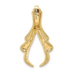 14k Polished Slide Fits up to 6mm Regular/8mm Fancy or Reversible Omega - Image 3