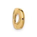 14k Polished Infinity Slide Fits up to 2mm Regular/3mm Fancy or Reversible Omega - Image 2