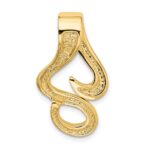 14k Polished Slide Fits up to 10mm Regular/Fancy/Reversible Omega - Image 3