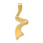 14k Polished Slide Fits up to 2mm Regular/6mm Fancy or Reversible Omega
