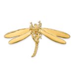 14K Multi-Color Enameled Dragonfly Omega Slide - Image 4