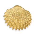 14k Scallop Shell Omega Slide