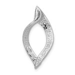 14k White Gold Polished Slide Fits up to 8mm Regular/10mm Fancy or Reversible Omega - Image 4