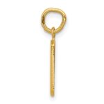 14k Small Polished Number 9 Charm - Image 2