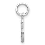 14KW Diamond-cut Letter B Initial Charm - Image 2