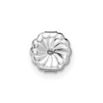 14k White Gold 3 carat Certified Lab Grown Diamond VS/SI+ G+ Complete Oval Four Prong Stud Earrings - Image 5