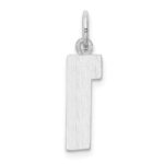 14kw  Medium Polished Number 1 Charm - Image 3