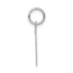 14kw Medium Satin Number 7 Charm - Image 2