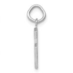 14kw Small Polished Number 6 Charm - Image 2