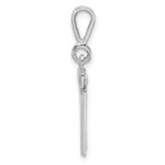 14kw Small Polished Number 11 Charm - Image 2