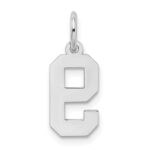 14kw Small Satin Number 9 Charm - Image 4