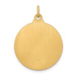 14k Jesus Medal Pendant - Image 4