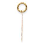 14k GRADUATION DAY with Cap 16mm Engravable Disc Charm - Image 2