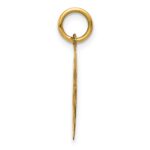 14k SWEET 16 Engravable 15mm Disc Charm - Image 2