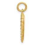 14K SWEET 16 Engravable 15mm Heart Charm - Image 2