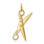 14k  3-D Moveable Scissors Charm - Image 4