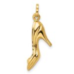 14K  3-D High Heel Shoe Charm - Image 4