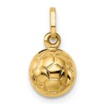 14k 3-D Soccer Ball Charm - Image 4