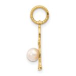 14K Boy Charm 4mm Freshwater Cultured Pearl-June - Image 2