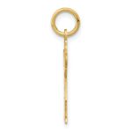 14k The Kids Small It's a Girl Engravable Love Charm - Image 2