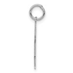 Sterling Silver Rhodium-plated Kid Charm - Image 2