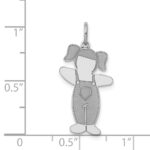 Sterling Silver Rhodium-plated Country Side Cuddle Charm - Image 4