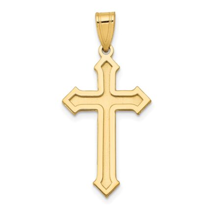 14k Passion Cross Pendant