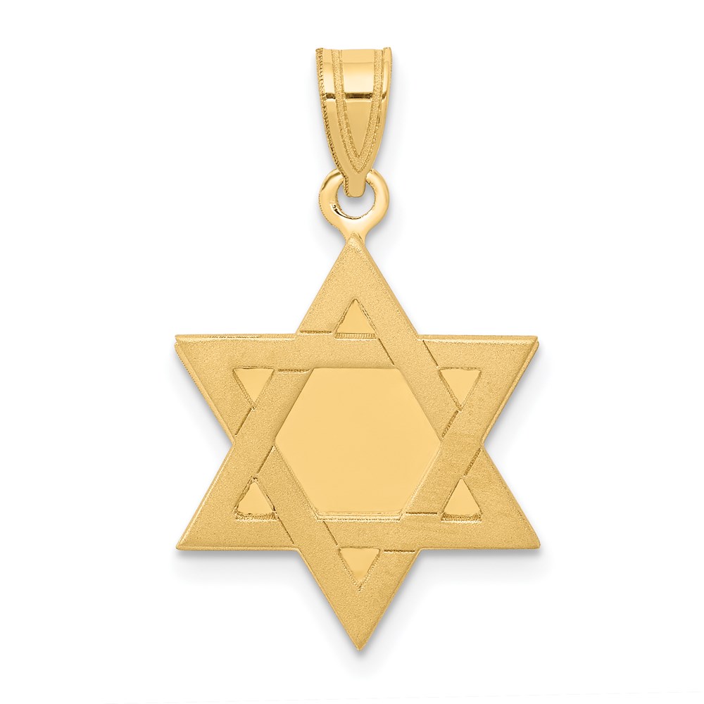 XK650.jpg 14k Star of David Pendant - Image 1
