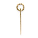 14k Plain .027 Gauge Engravable Heart 19x15mm Disc Charm - Image 2