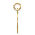 14k Plain .027 Gauge Engravable Quatrefoil 17x15mm Disc Charm - Image 3