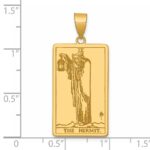 14ky The Hermit Tarot Card Pendant - Image 4