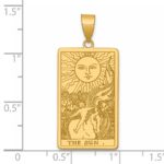 14ky The Sun Tarot Card Pendant - Image 4