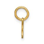 14KY Upper case Letter A Initial Charm - Image 2