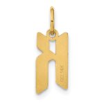 14KY Letter K Initial Pendant - Image 3
