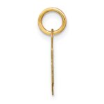 14KY Letter O Initial Pendant - Image 2