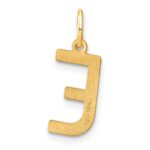 14ky Letter E Initial Pendant - Image 3
