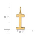 14ky Letter I Initial Pendant - Image 4