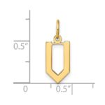 14ky Letter V Initial Pendant - Image 4