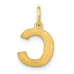 14ky Letter C Initial Pendant - Image 4