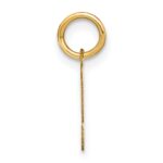 14ky Letter S Initial Pendant - Image 2