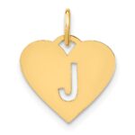 14ky Initial Letter J Initial Charm