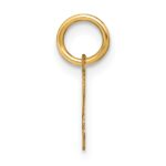 14ky Lowercase Letter E Initial Pendant - Image 2