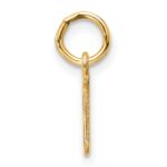 14ky Cutout Letter H Initial Pendant - Image 2