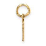 14ky Cutout Letter T Initial Pendant - Image 2