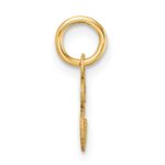 14K Uppercase Letter E Initial Charm - Image 2